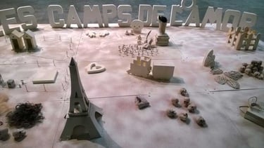 Maquette des Camps de l'Amor | David Noir