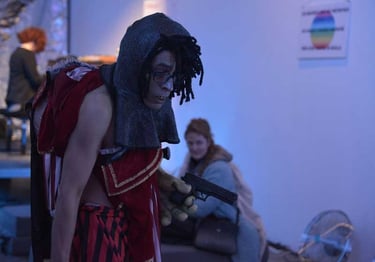  David en Quasimodo | Les Camps de l'Amor | David Noir | Photo Karine Lhémon