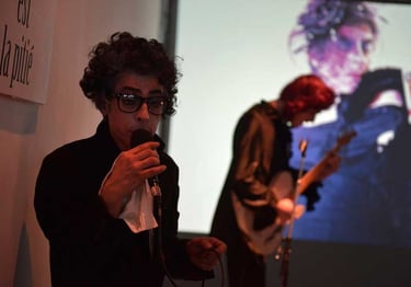 David parodie Michel Onfray | Les Camps de l'Amor | David Noir | Photo Karine Lhémon