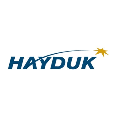 Logo de Hayduk, empresa peruana del sector pesquero y de alimentos, cliente de Peru Impress para impresión de empaques para p