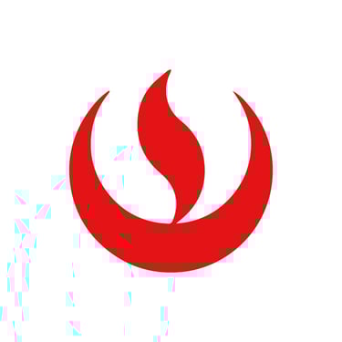 Logo de la Universidad Peruana de Ciencias Aplicadas (UPC) en color rojo, ideal para impresión universitaria de alta resoluci