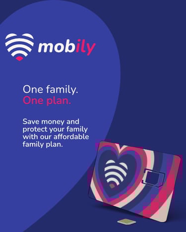 Carousel Slide 1 - "One family. One plan."