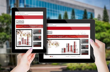 Site responsive tablettes