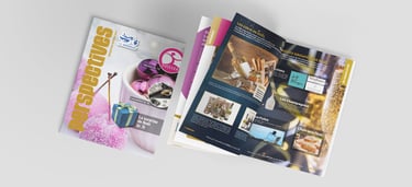 Newsletter papier pour le CSE d'Amadeus à Sophia-Antipolis dans le 06