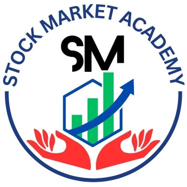 SM STOCK MARKET ACADEMY  logo