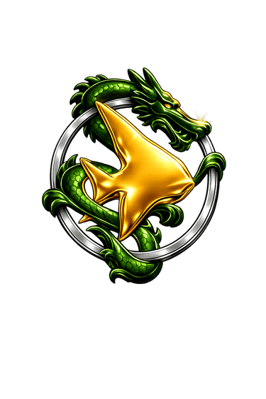 DRGNFSH @ Dragonfish Entertainment, LLC logo