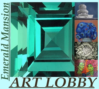 Emerald Mansion Art Lobby logo