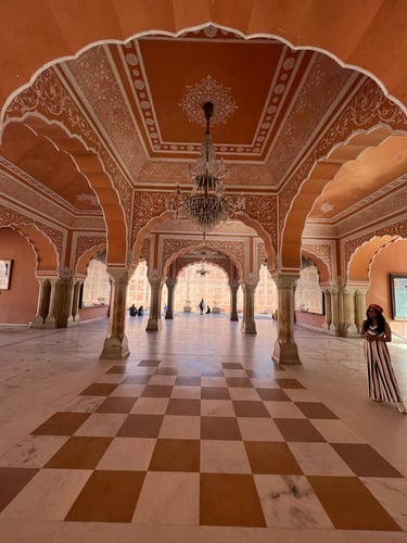 Interior of the City Palace, Jaipur