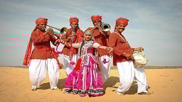 Folk dance of Rajasthan, India