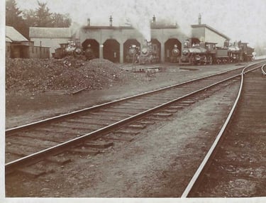 The Bartlett Roundhouse Preservation Society logo
