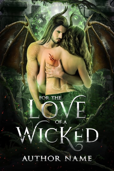 premade fantasy book cover by mc damon