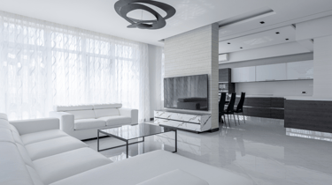 Rediseño de espacios interiores con iluminación LED y paredes lisas