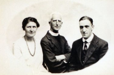 Mrs Buee, Canon Buee and Christian Buee