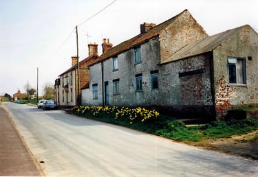 Now demolished house on Main Street Thwing