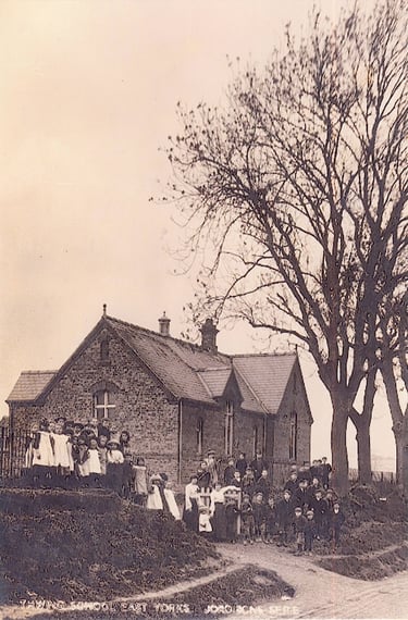 Thwing School. Definitely more children around then.