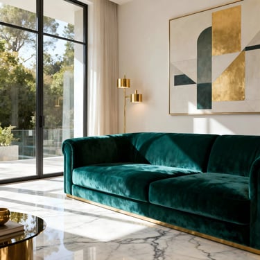 Living area interior design