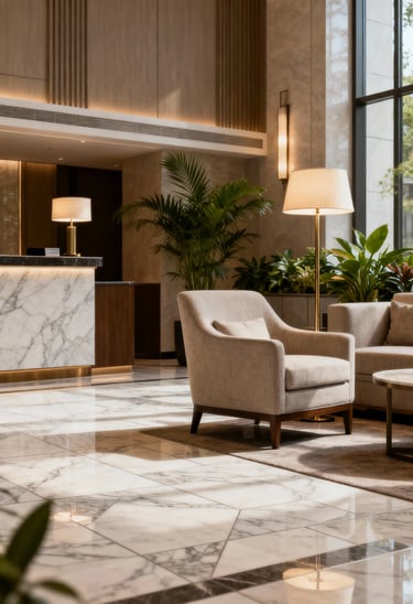 Hotel Reception Lounge Area