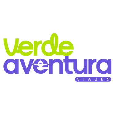 Agencia de viajes verde aventura logo