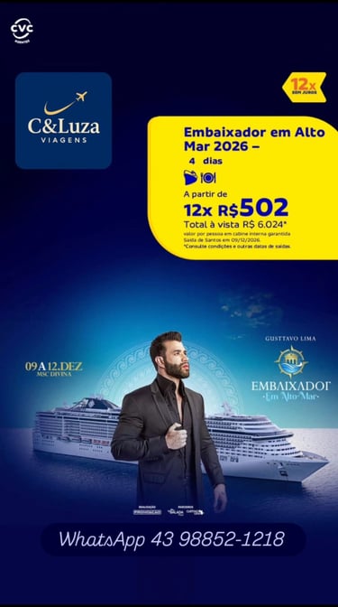 Cruzeiro Embaixador em Alto Mar