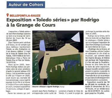 ART EXPO TOLEDO VIE QUERCYNOISE 
