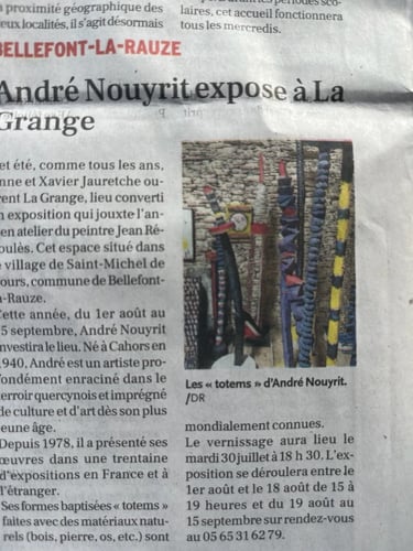 Exposition André Nouyrit