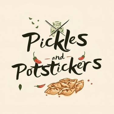 Pickles and Potstickers logo