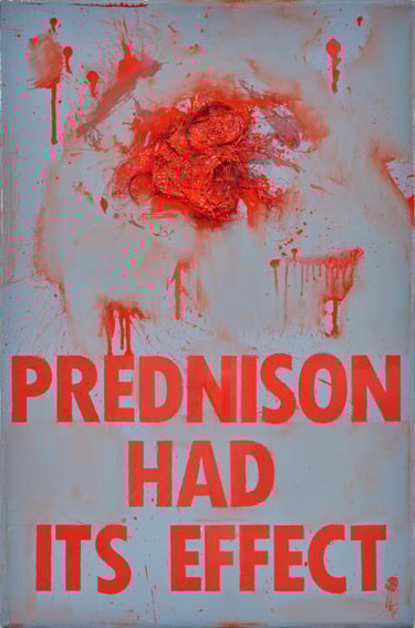 Prednison Had Its Effect Oil Painting by Henk Tieten Art