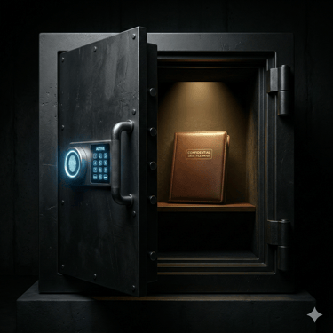 Confidential legal and financial data security at Harsh Malik Law Offices.