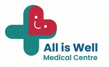 All is Well Medical Centre logo