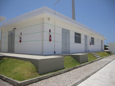 Salas de painéis e comando de subestações