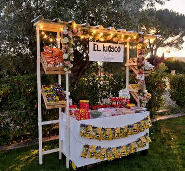 kiosco de chuches para bodas en toledo