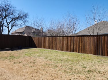 Dark Wood Fence 3