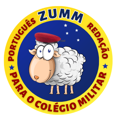 Curso de Português e Redação para o Colégio Militar logo