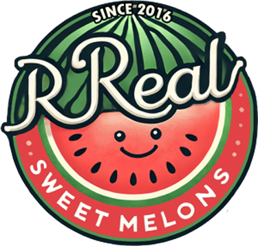 R Real Sweet Melons logo
