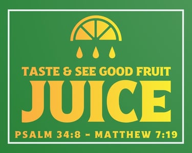 Taste And See Good Fruit Juice logo