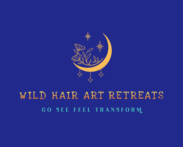 Wild Hair Art Retreats, Wild Hair Adventures Art Retreats, Wild Hair Adventures logo