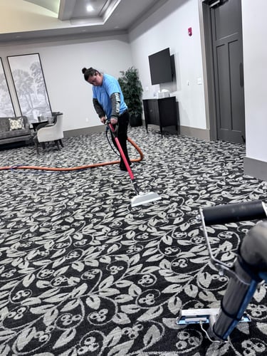 Commercial carpet cleaning service for offices and businesses