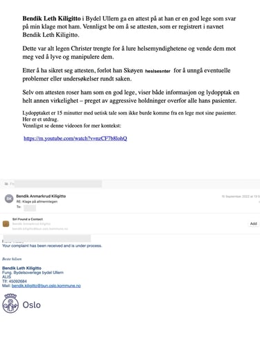 Statsforvalteren, Christer Torgilstveit Larsen, Oslo Kommune bydel Frogner, Bydelsoverlege Neelam Sarwar Anjum، Bydelsoverleg