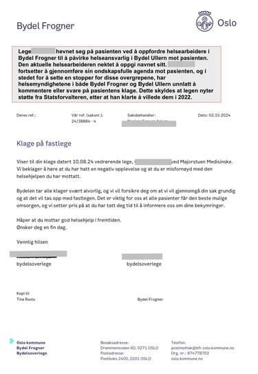 Christer T. Larsen,Majorstuen Medisinske,Helse-og omsorgsdepartementet,Statsforvalteren,overlege Frogner, Skøyen Helsesenter