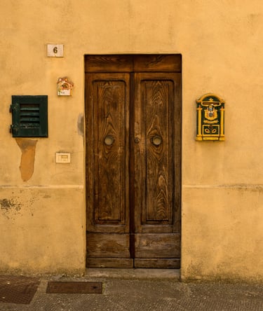 Old charming rustic door