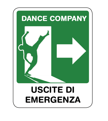 Uscite di Emergenza Dance Company logo