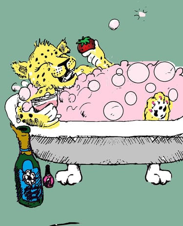 Strawberry Leopard Press logo