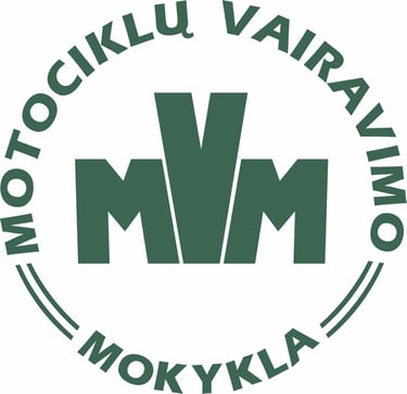 MVM motociklų vairavimo mokykla logo