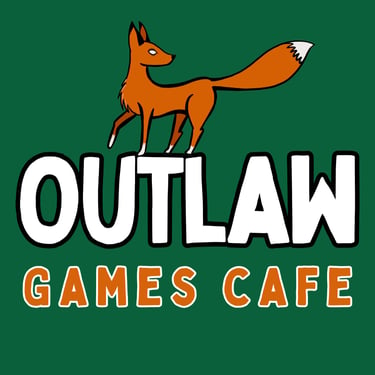 Outlaw Games Cafe logo