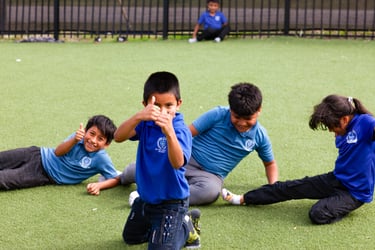Kids on playground