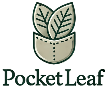 Pocket leaf logo