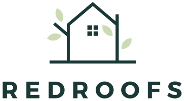 Redroofs by the Woods logo