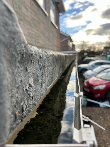 blocked gutter