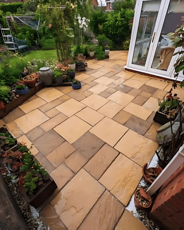patio pressure washed