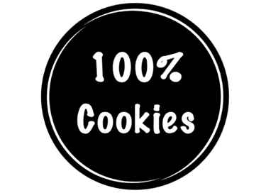 100%Cookies logo